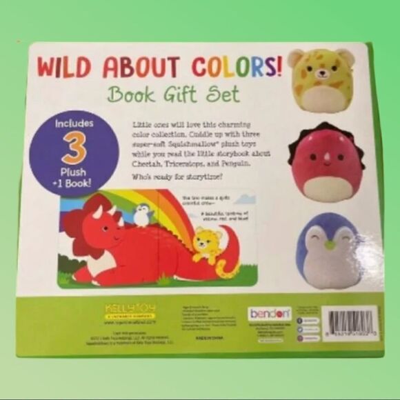🎁 NIB Wild About Colors Squishmallow & Book
3 Squish 1 Book - Picture 2 of 2